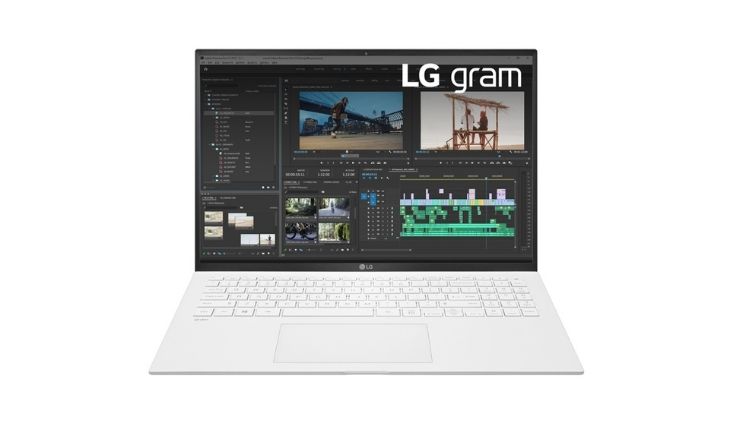 LG Gram 17 aperto