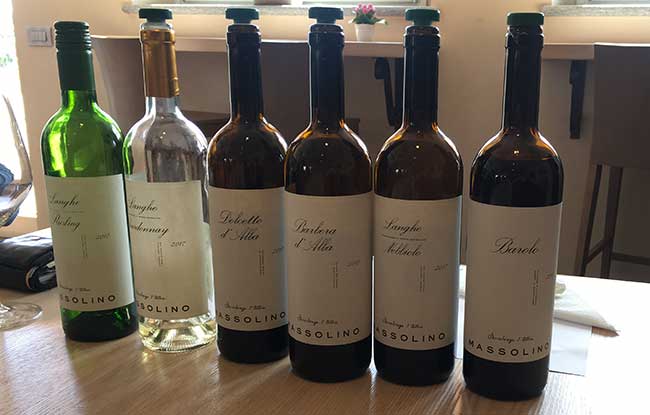 Massolino Alba degustazione