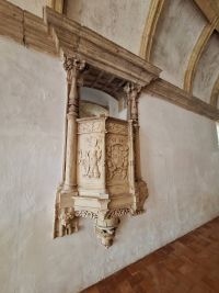 Un dettaglio della sala