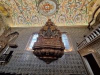 L'interno della cappella dell'Università di Coimbra