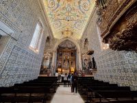 L'interno della cappella dell'Università di Coimbra