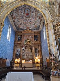 L'interno della cappella dell'Università di Coimbra
