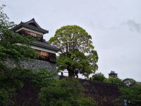 Il castello di Kumamoto è ancora in ricostruzione, può comunque essere visitato